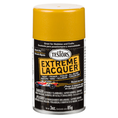 Testors 1839MT One Coat One Coat Lacquer Spray Inca Gold, 3oz.