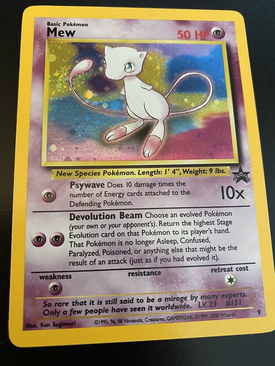 Pokemon Card - Black Star Promo #9 - MEW (Holo-foil)