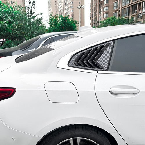 Carbon Look Rear Window Side Louver Shutter Trim For BMW 2 Series F44 20-23 21 - Foto 8 di 9