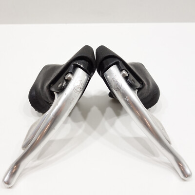 Levier De Frein & Dérailleur Campagnolo Record Ergopower - 2/3 X 8 Vitesses - Vintage Années 90 - Occasion