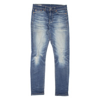 LEVI'S 510 BIG E Jeans Distressed Mens Blue Slim Skinny Stone Wash W29 L32
