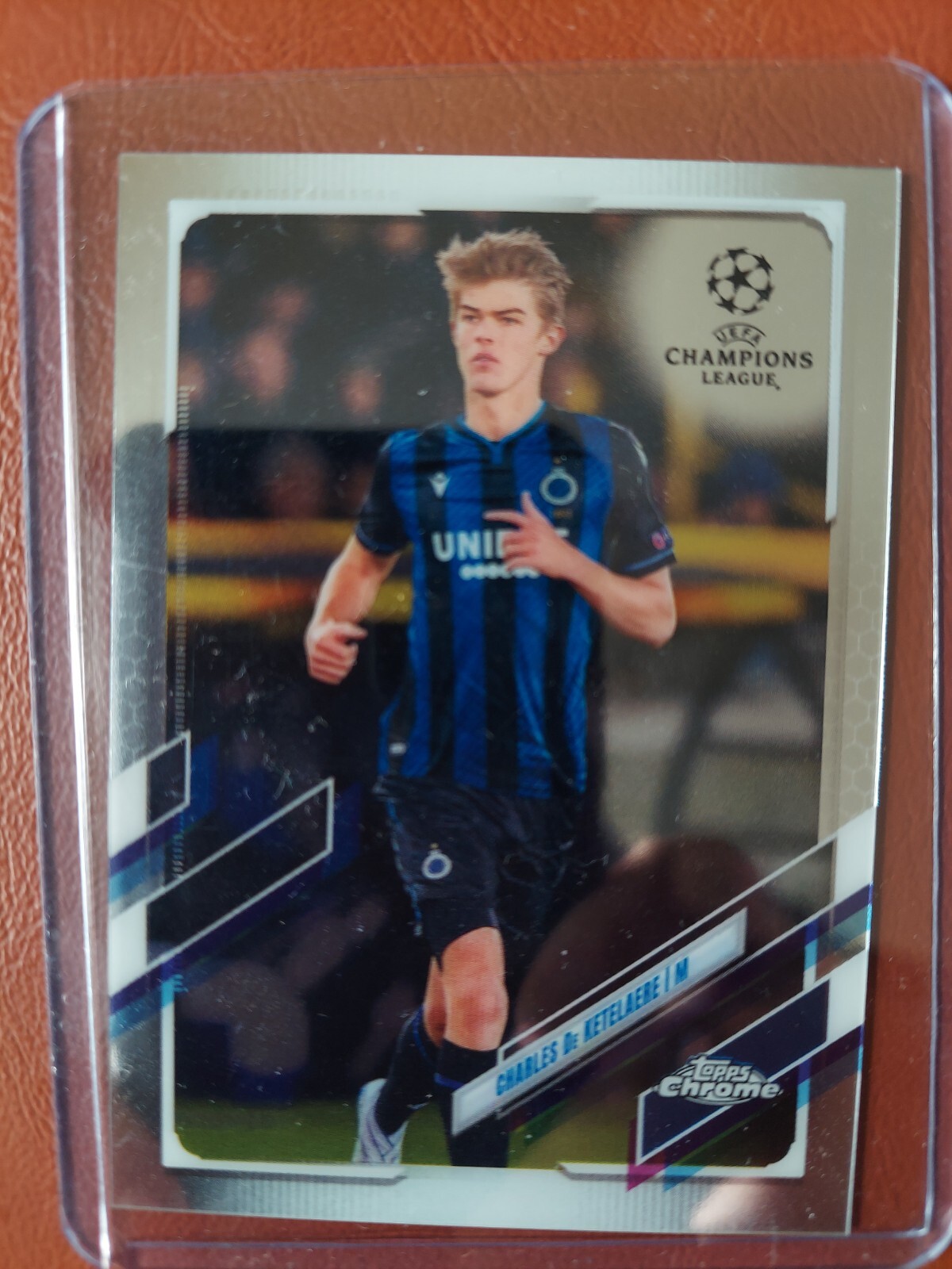 2020-21  Topps Chrome UEFA Champion’s League Charles De Ketelaere  #37