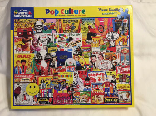 POP CULTURE White Mountain 1000 pc Puzzle #1148C Complete
