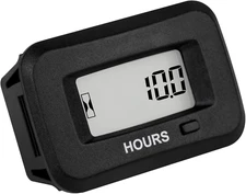 Runleader Digital Maintenance Hour Meter,Ac/Dc 5V to 277V for ZTR Lawn Mower Tra