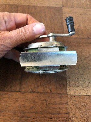Ancien Moulinet De Pêche Sans Marque - Numéro 6, Vintage, Mécanisme Fonctionnel