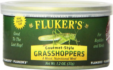 Gourmet Canned Food for Reptiles, Fish, Birds and Small Animals, Grass Hoppers 1