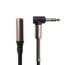 3.5MM Jack Audio Aux Cable 90 Right Angle Male to Female Audio Extension Cable