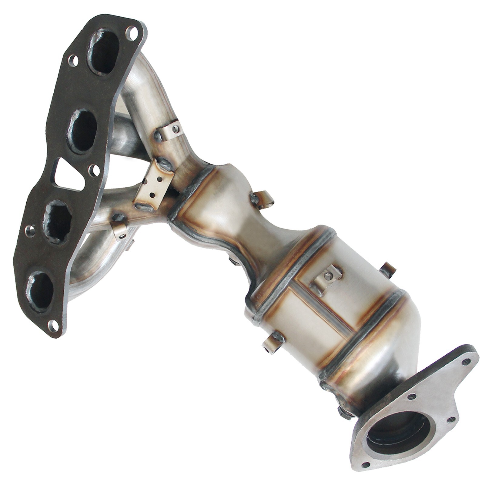 2 Convertidores Catalíticos Para Nissan Rogue 2008-2013 2.5L - Delantero Y Trasero - Calidad EPA