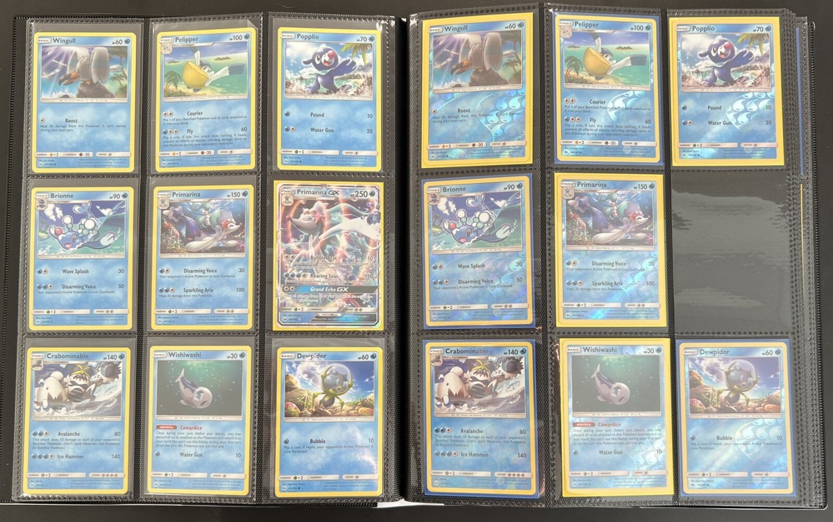 Pokemon TCG Sun & Moon Base Set Complete 289 Card Master Set w/ foils, FAs,  etc | eBay