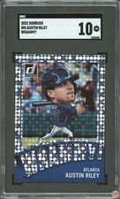 2022 DONRUSS WHAMMY! AUSTIN RILEY #W8 SGC 10 (628)