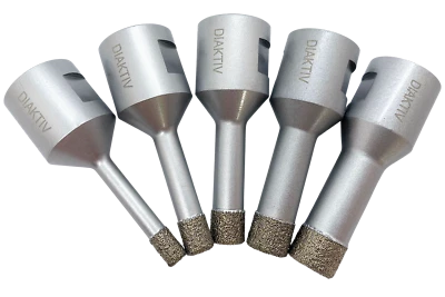 Diaktiv Fliesenbohrer - Trocken - Diamantbohrer M14 / Flex mit Kühlmittel