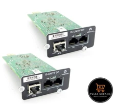 Lot of (2)x Vertiv Liebert IntelliSlot IS-UNITY-DP Network Communication Card !!