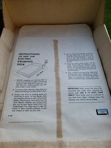 Vintage 1966 JAMES BOND SECRET AGENT 007 ELECTRIC DRAWING SET With 12 Sheets - Picture 12 of 24