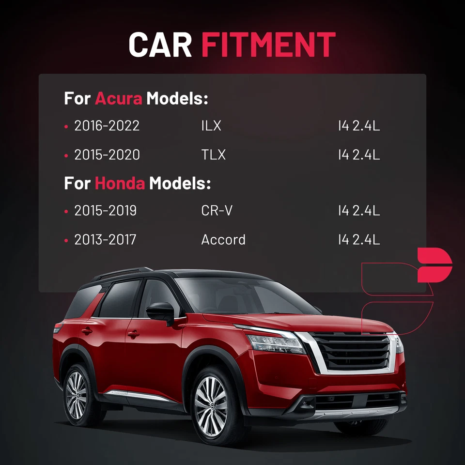 Paquete de 4 bobinas de encendido UF712 y bujías para Acura ILX l4 2016-2022 2,4 L Foto 3 de 4