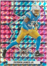 2022 Panini Mosaic Derwin James Jr Pink Prizm SP Los Angeles Chargers