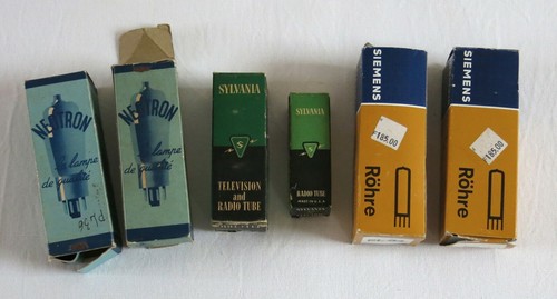 RADIO TUBE,6 tubes pour TSF