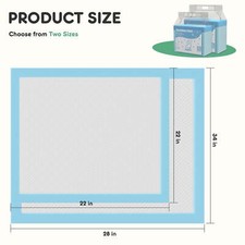 HOMEFLA Leak-Proof Disposal Dog Puppy Pee Pads, Pet Training Pads