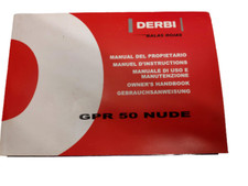 Derbi GPR 50 Nude User Manual Manuale Manuale Istruzioni Manuale