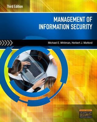 Management of Information Security - Michael E Whitman, 9781435488847, paperback