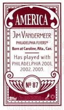 2003-04 Topps C55 Minis American Red #87 Jim Vandermeer