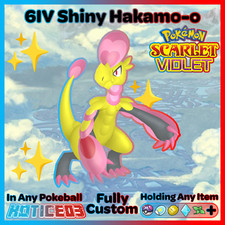 ✨ Shiny Hakamo-o 6IV ✨ Pokemon Scarlet & Violet 🚀 Fast 🚀
