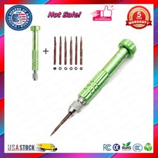 New 6-In-1 Screwdriver Repair Set - 2.0- 1.5+ torx T6 torx T5 star 0.8 1.2 Green