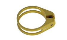 OMNI Racer WORLD's LIGHTEST Alloy Seatpost Clamp 9 grams: 34.9-35mm GOLD