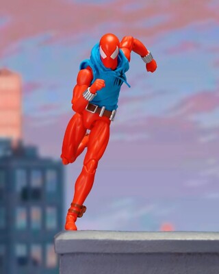 IN STOCK】CT Toys Mafex No.186 Scarlet Spider-Man Comic Ver