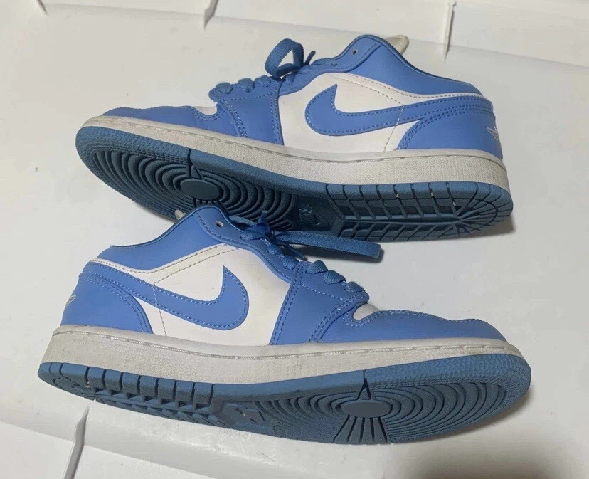 Nike Air Jordan 1 Low UNC University Blue Carolina AO9944 441 Men 5 Women 6.5