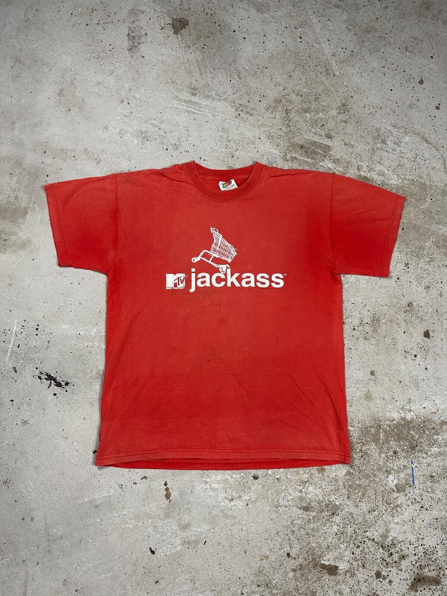Vintage 2003 Jackass MTV Promo Trashed Tee T Shirt | eBay