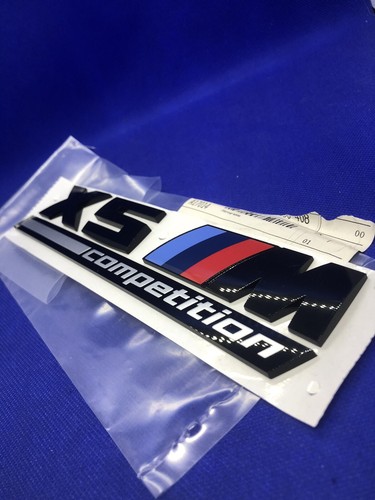 Logo Badge Emblème BMW X5 M X5M compétition 51148096408 Original F15 G05 Neuf - Foto 4 di 24