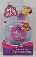 Zuru Pets Alive Walk  Swim Pink Turtle Kids Toy Fun NEW
