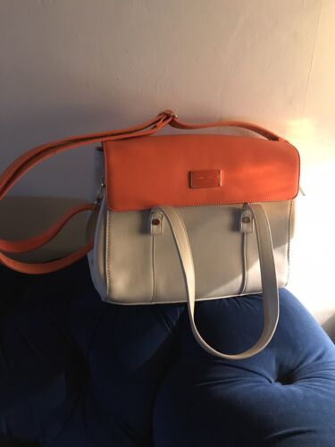 Stunning David Jones Handbag Bag With Double Handles And Detachable Strap - Picture 1 of 8