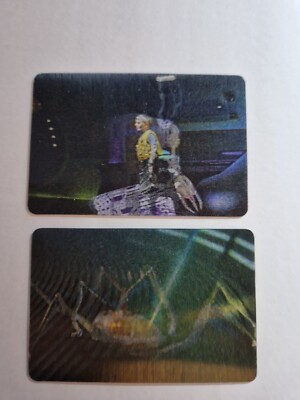 LOST IN SPACE Kellogg's 3D Lenticular Karten 2 verschiedene