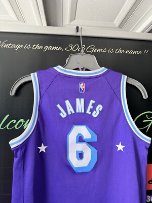Authentic Nike LeBron James #6 Los Angeles Lakers City
