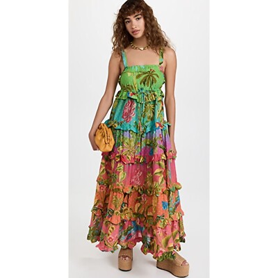 Nordstrom Rack Boho Me Plus Size Farm Rio Ombre Forest Maxi Dress