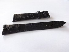 Vacheron Constantin OEM Genuine Crocod. Vintage strap Midnight Blue shiny 20mm