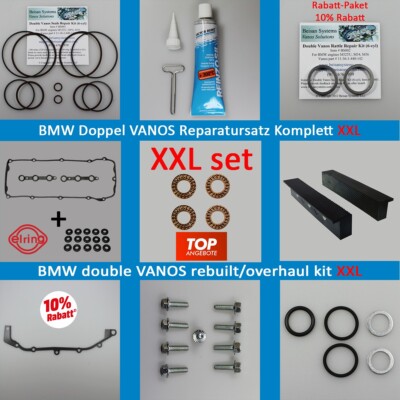 Beisan Systems Double Vanos Repair Kit XXL Complete M54 10% discount + Gift