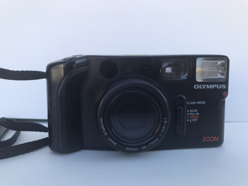 Olympus Quick Shooter Zoom Point & Shoot 35mm Film Camera MADE IN JAPAN Untested - 第 1/7 張圖片