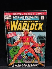 MARVEL PREMIERE #1 (Origin Adam Warlock) Marvel Comics 1972