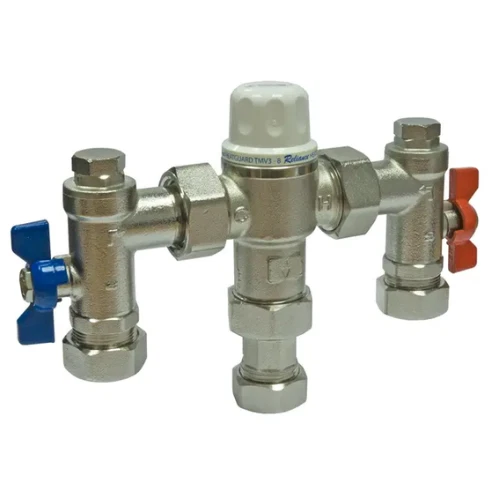 RWC 22mm TMV3-8 Heatguard 4-in-1 Thermostatic Mixing Valve (TMV) - HEAT160035