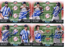 Ian Clarkin Eric Jagielo signed 2013 Bowman Draft MLB Dual Rookie card RC auto