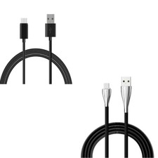 6ft and 10ft USB Cable Charger Power Cord Type-C Sync Wires for USB-C Phones