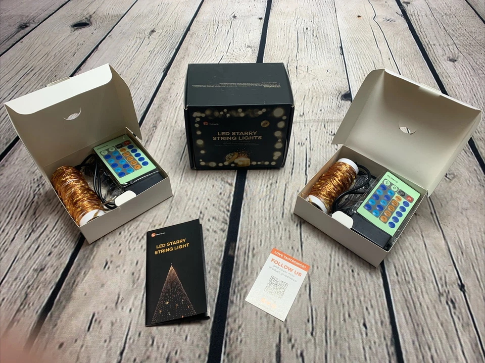 NEW TaoTronics Christmas LED Starry String Lights Dimmable 33ft Model:TT-SL036 - Image 2 of 4