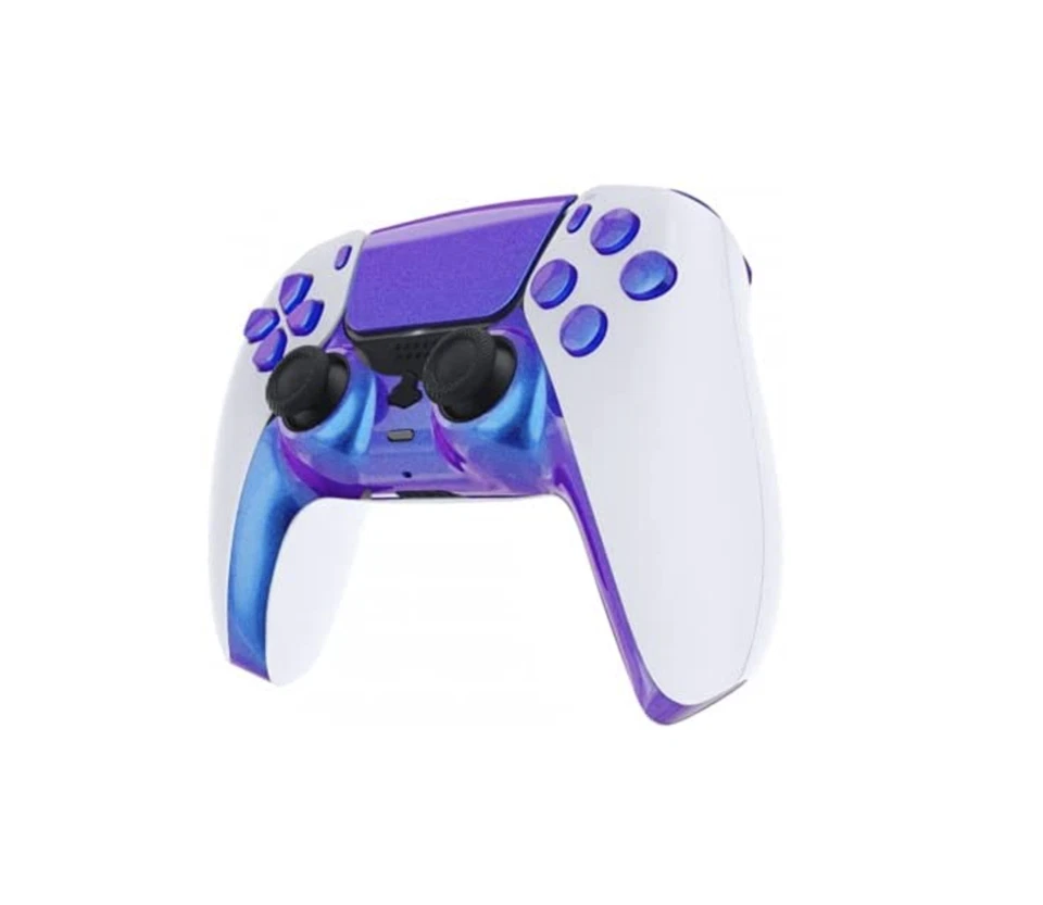 White/Enigma Smart Rapid Fire Custom Modded Controller compatible with PS5 FPS - Image 3 of 4