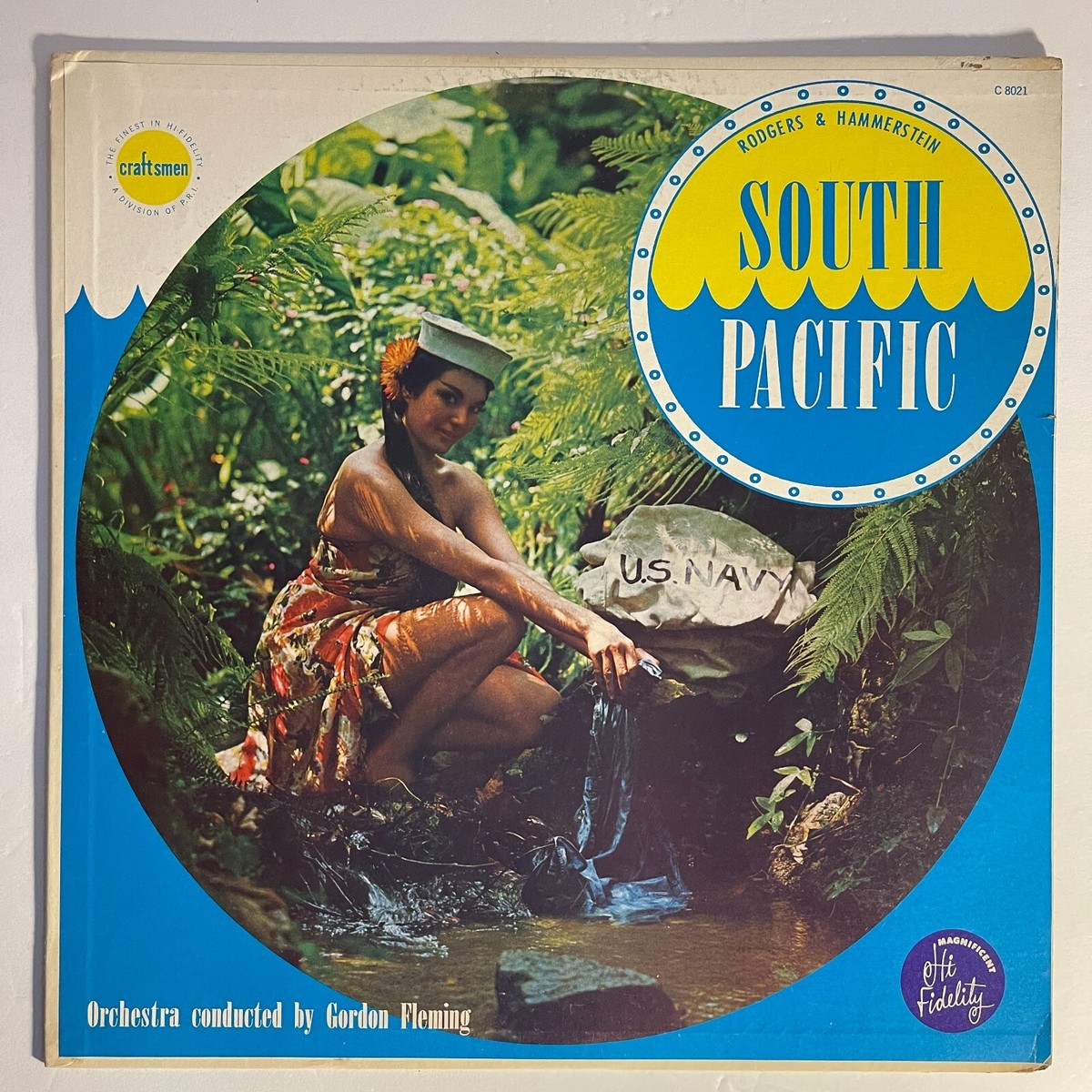 South Pacific Soundtrack Vinyl, LP Craftsmen Rodgers & Hammerstein