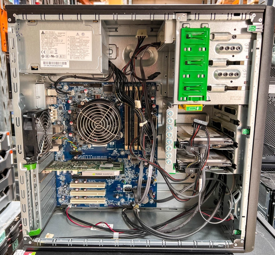 HP Z200 WorkStation Intel Xeon X3430 @2.4GHz 4GB 2x 500GB with nVidia Quadro 600 - Image 4 of 4