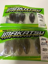 IMAKATSU Huddle Breath Gill Soft Lure Worm 9pcs Unused Fishing Bait