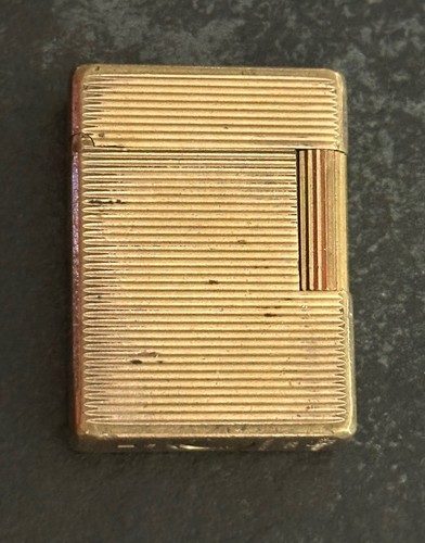 Briquet Dupont Plaque Or Circa 1973