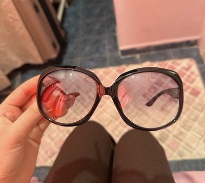 Oversized Black Dior Vintage Frame Lens Women display picture 1